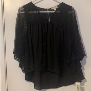 Black lace Gianni Bini Blouse